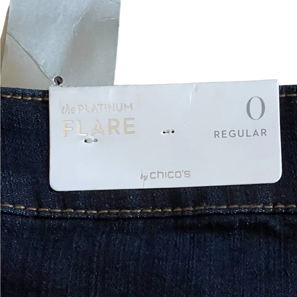 Chico's Platinum Flare Collection Jeans - NWT 32